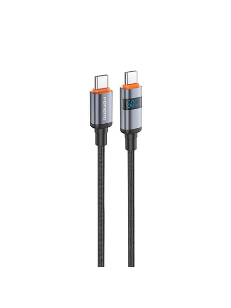 FONENG X116 60W Type-C to Type-C Braided Cable (1.2m, Power Display)