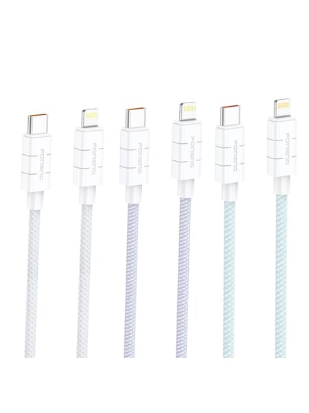 FONENG XS02 Type-C to Lightning Braided Cable (1.2m, PD 27W)